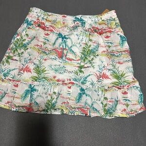 Sigrid Olsen Tropical Print Skirt